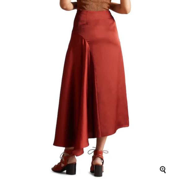 NEW Ted Baker Terra Asymmetric Midaxi Skirt - Picture 3 of 10